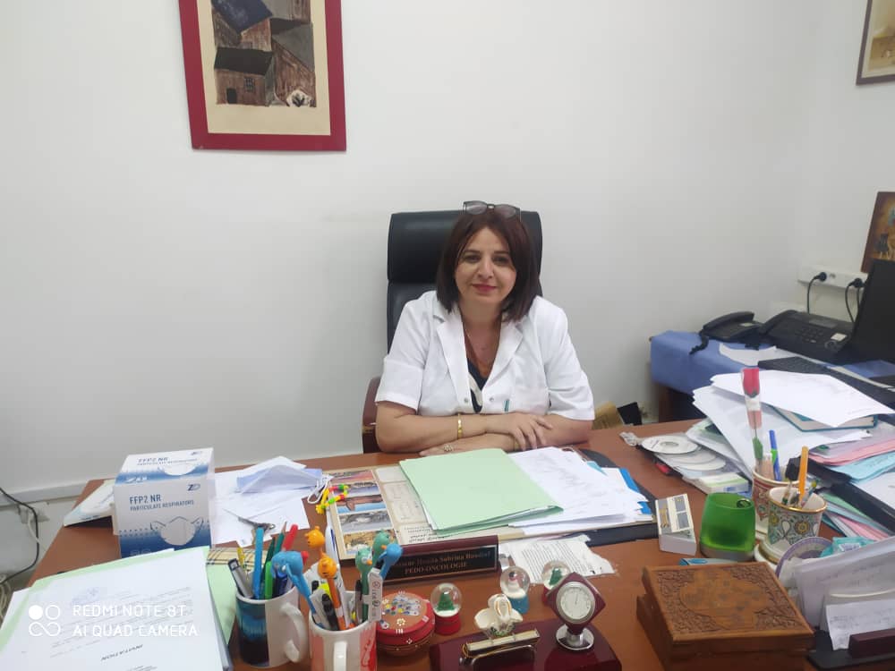 Pr Houda Boudiaf, oncologue-pédiatre au CHU Mustapha Bacha et Présidente de la Société algérienne d’oncologie pédiatrique