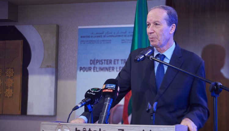 Dr Djamel Fourar, Directeur général de la prévention au ministère de la santé lors de l’Atelier de validation du plan stratégique d’élimination des hépatites virales