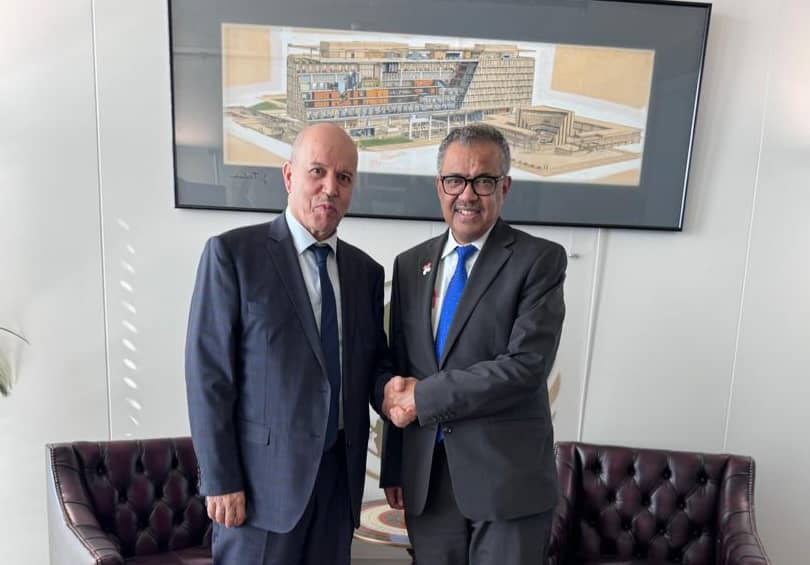 Le ministre de la santé, Abdelhak Saihi, reçu par le directeur général de l’OMS à Genève