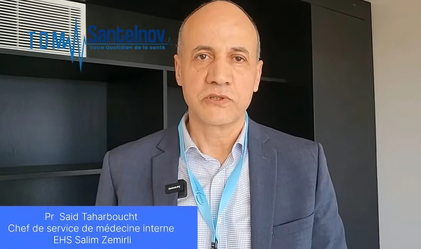 Pr Said Taharboucht Chef de service de médecine interne à l'EHS Salim Zemirli