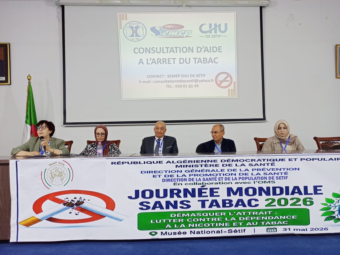 Journée mondiale sans tabac 2026 : l’Algérie renforce sa lutte contre ...