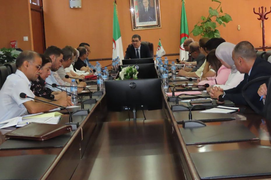 reunion sur les gardes ministre de la sante pr Ait Messoudene