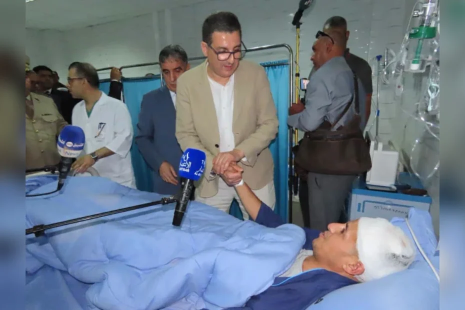 Accident de Timimoun : le ministre de la Santé au chevet des blessés hospitalisés à Adrar